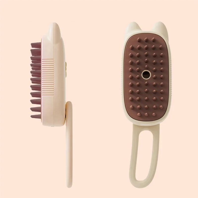A79Z-3-In-1 Multifunctional Pet Steam Brush Cat Steam Brush Suitable For All Pets Advanced Atomization Technology